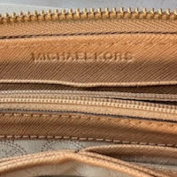 Michael Kors Snakeskin-embossed leather Continental Zip Wallet - Picture 7 of 9